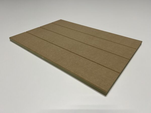 V Groove with 100mm slats